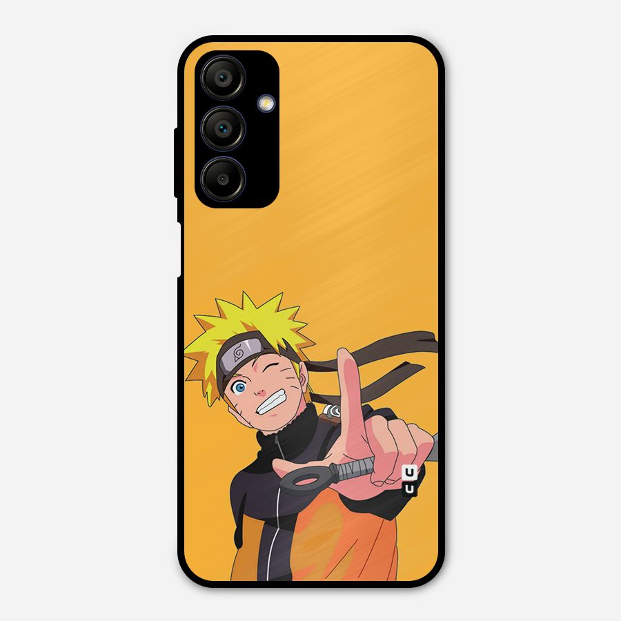 Cool Aesthetic Naruto Metal Back Case for Galaxy A15 5G