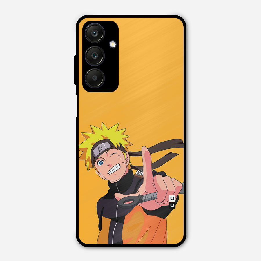 Cool Aesthetic Naruto Metal Back Case for Galaxy A25 5G