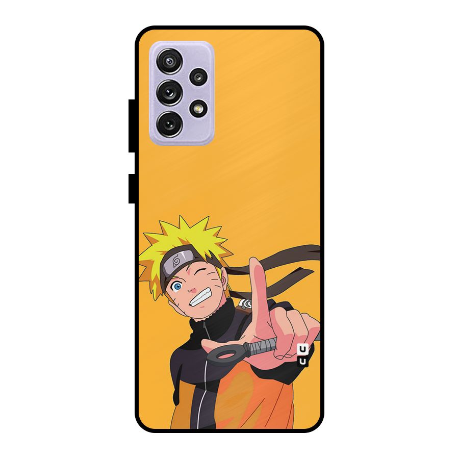 Cool Aesthetic Naruto Metal Back Case for Galaxy A72