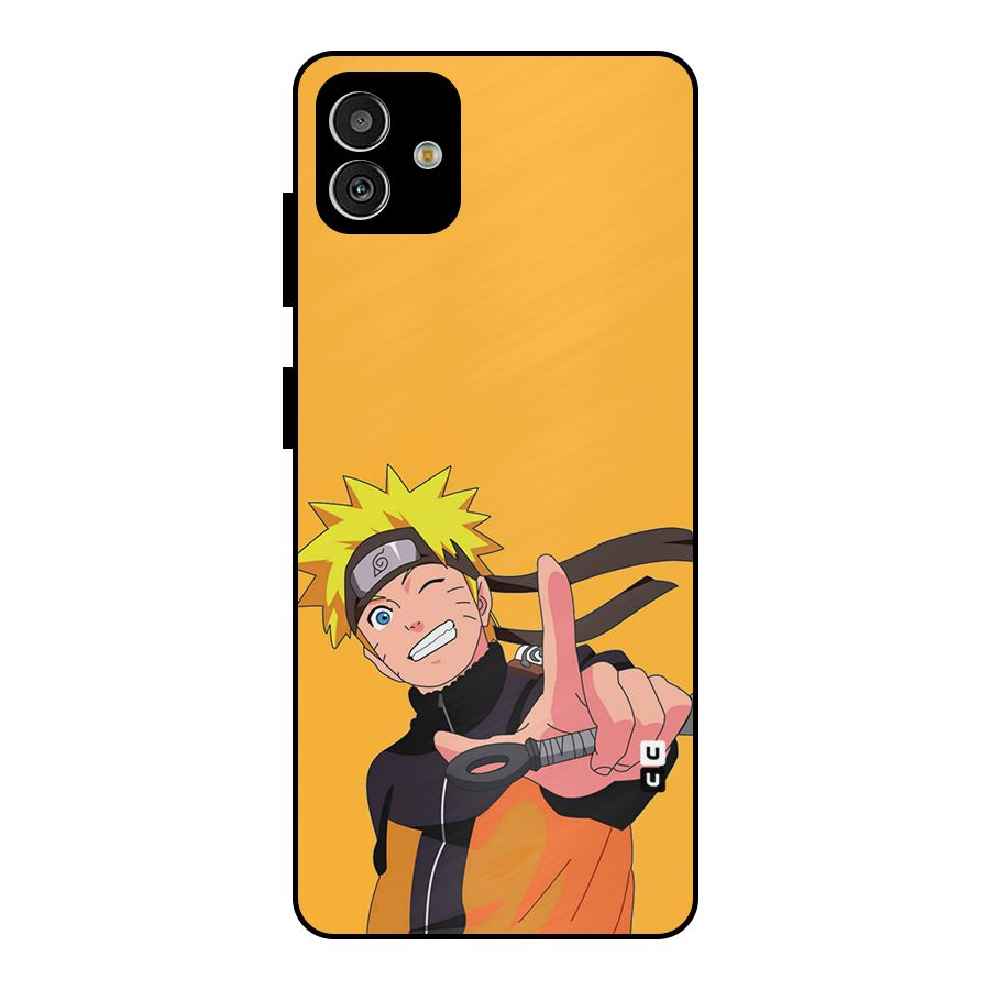 Cool Aesthetic Naruto Metal Back Case for Galaxy M13 5G