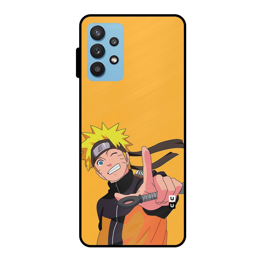 Cool Aesthetic Naruto Metal Back Case for Galaxy M32 5G