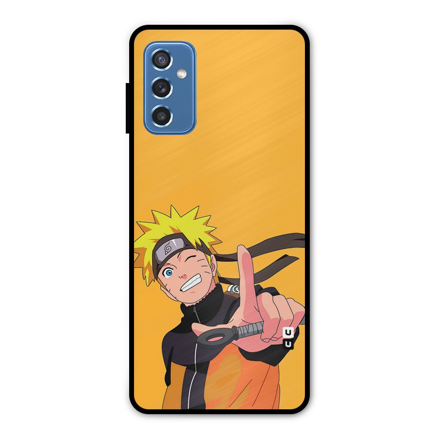 Cool Aesthetic Naruto Metal Back Case for Galaxy M52 5G