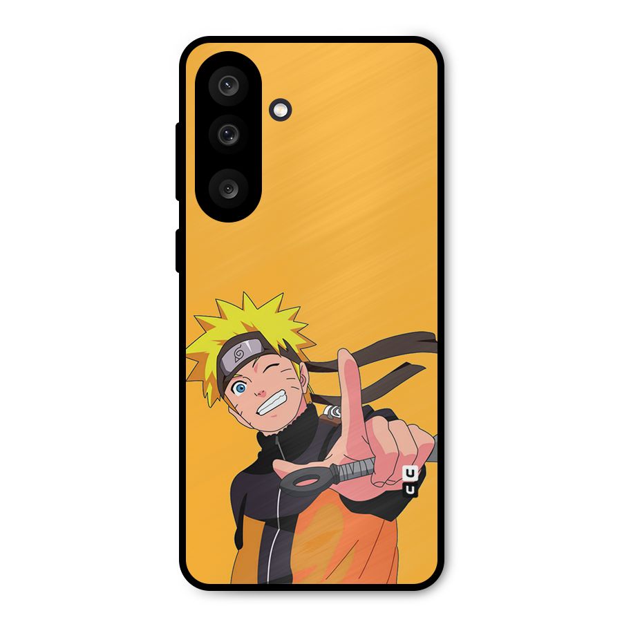 Cool Aesthetic Naruto Metal Back Case for Galaxy M56