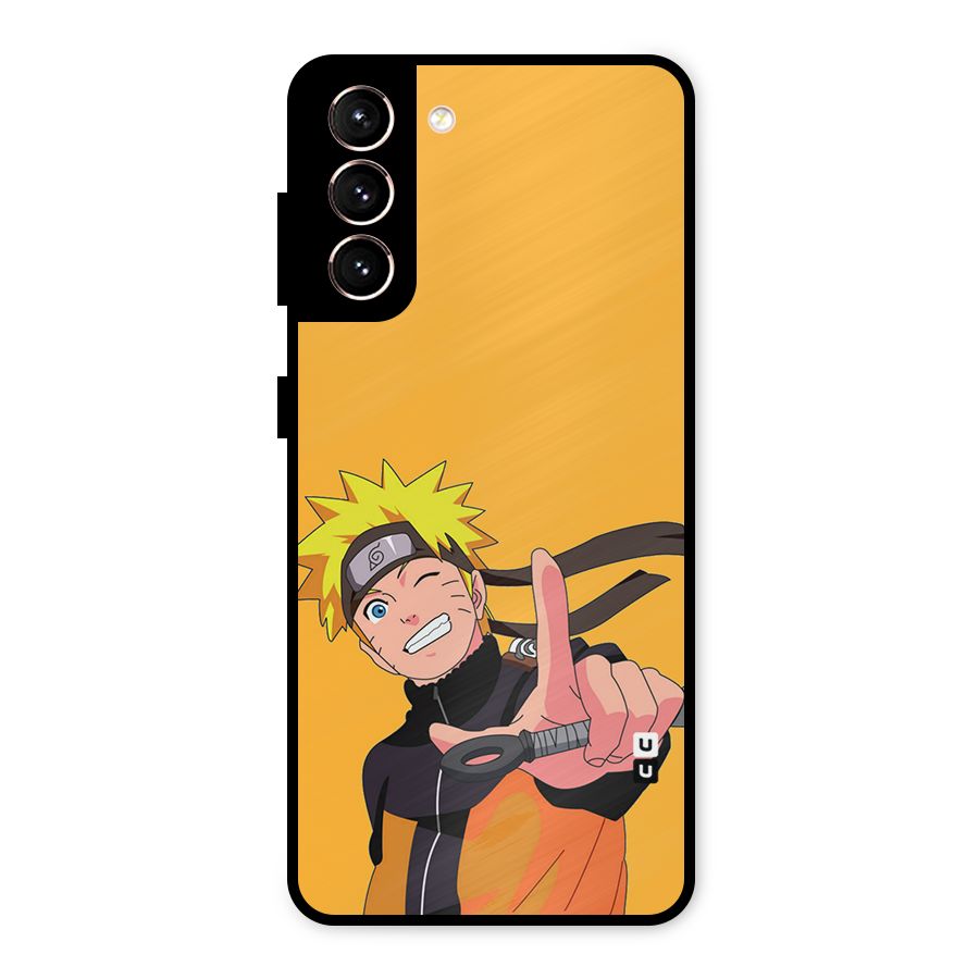 Cool Aesthetic Naruto Metal Back Case for Galaxy S21 5G