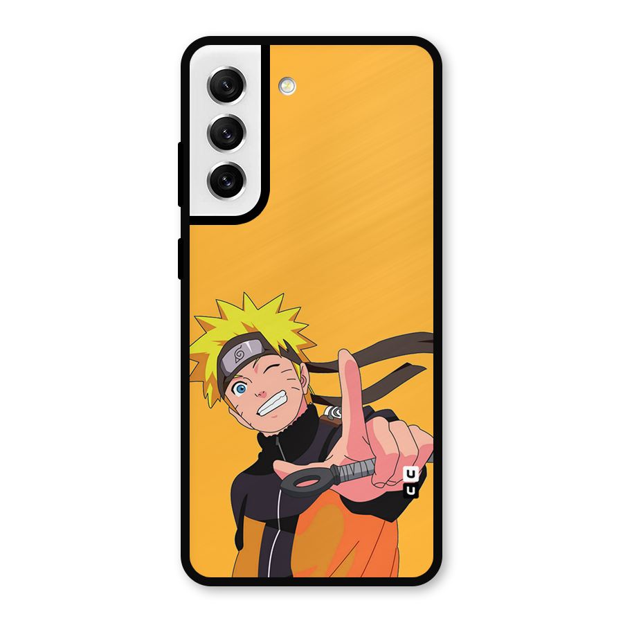 Cool Aesthetic Naruto Metal Back Case for Galaxy S21 FE 5G