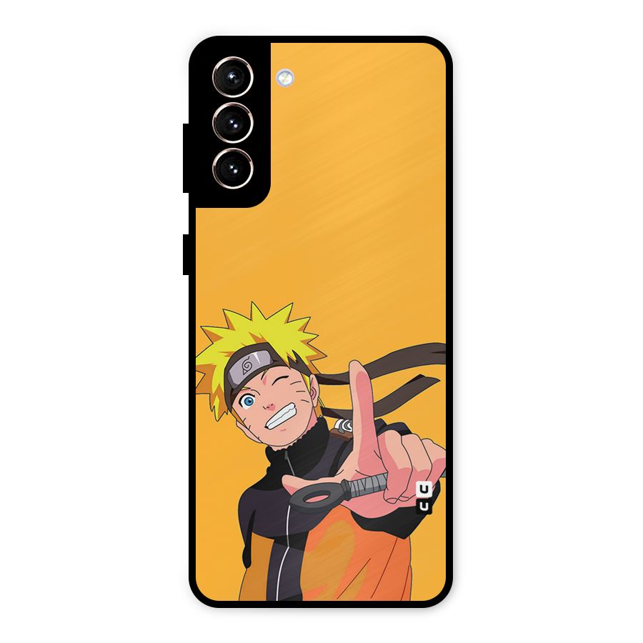 Cool Aesthetic Naruto Metal Back Case for Galaxy S21 Plus