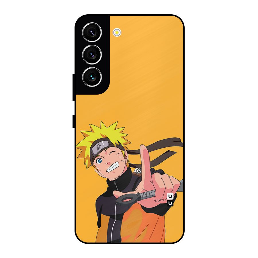 Cool Aesthetic Naruto Metal Back Case for Galaxy S22 5G