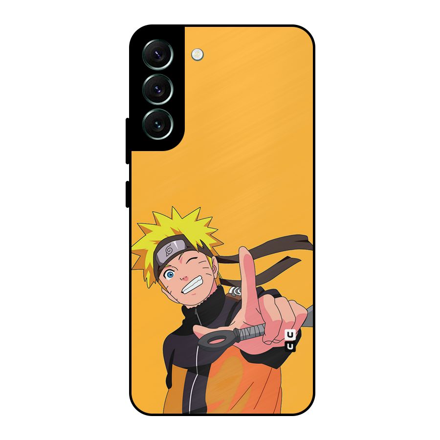Cool Aesthetic Naruto Metal Back Case for Galaxy S22 Plus 5G