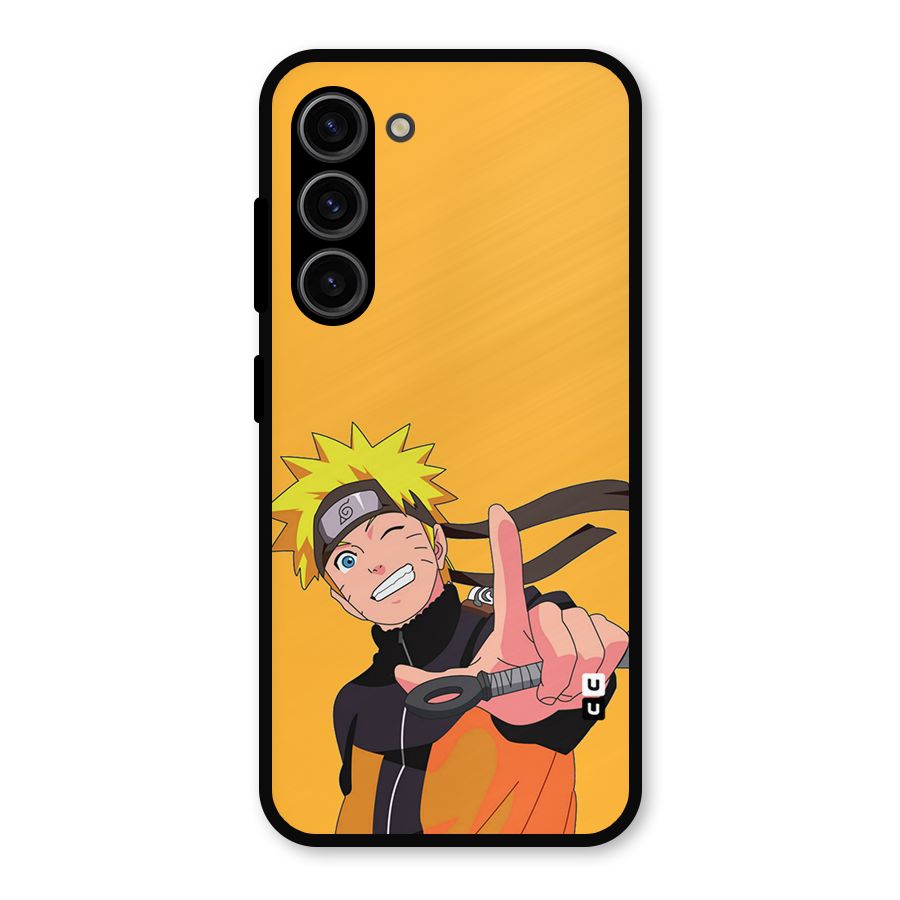Cool Aesthetic Naruto Metal Back Case for Galaxy S23