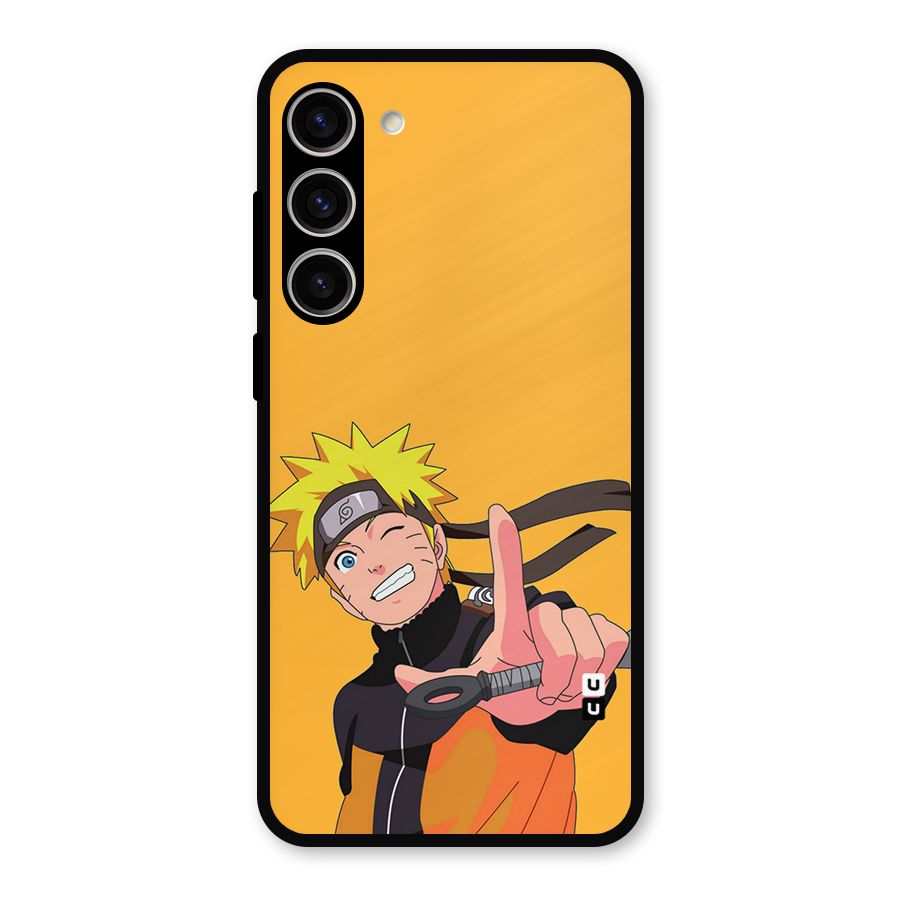 Cool Aesthetic Naruto Metal Back Case for Galaxy S23 Plus