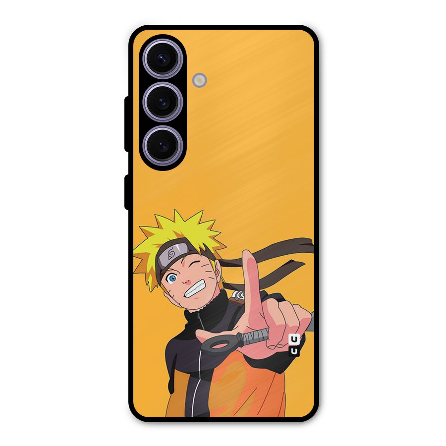 Cool Aesthetic Naruto Metal Back Case for Galaxy S24