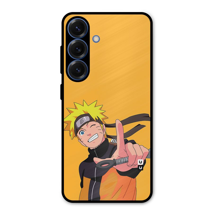 Cool Aesthetic Naruto Metal Back Case for Galaxy S25