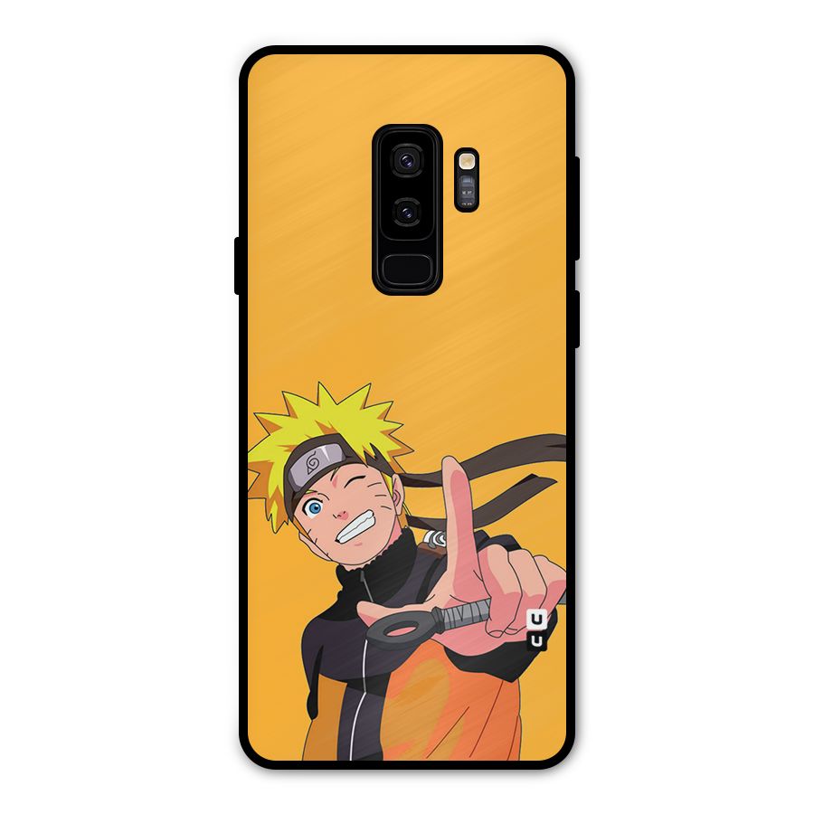 Cool Aesthetic Naruto Metal Back Case for Galaxy S9 Plus