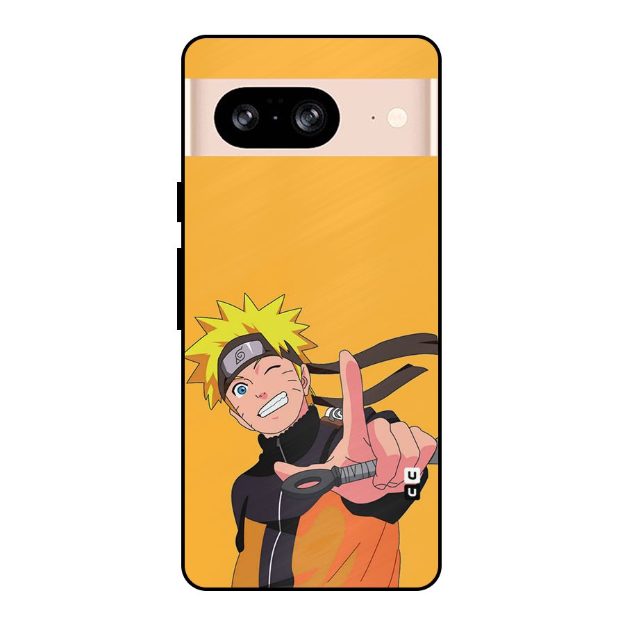 Cool Aesthetic Naruto Metal Back Case for Google Pixel 8