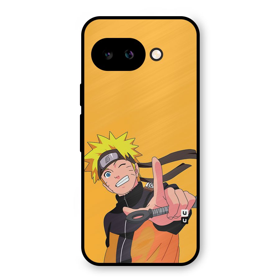 Cool Aesthetic Naruto Metal Back Case for Google Pixel 9a