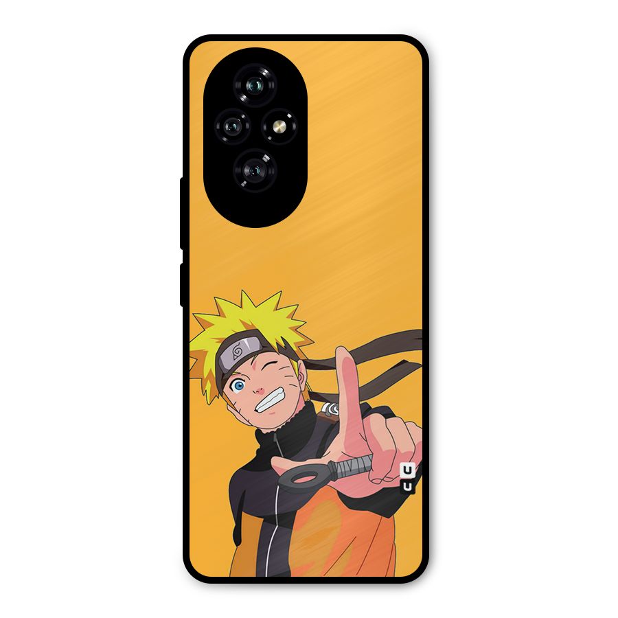 Cool Aesthetic Naruto Metal Back Case for Honor 200