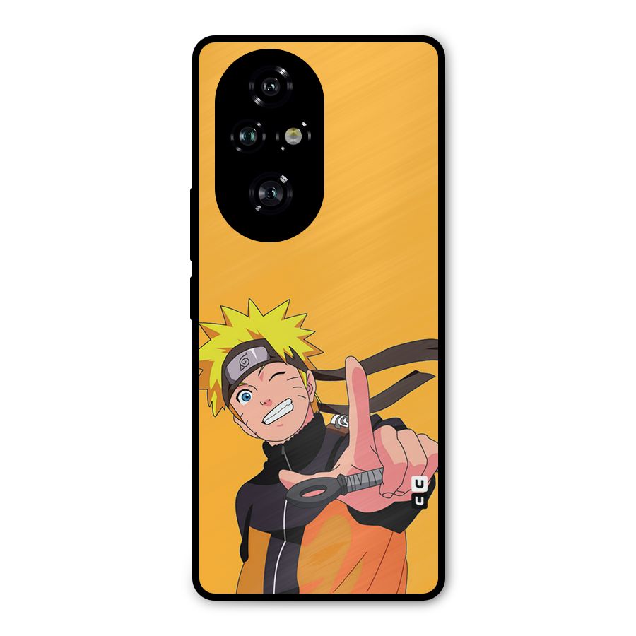 Cool Aesthetic Naruto Metal Back Case for Honor 200 Pro