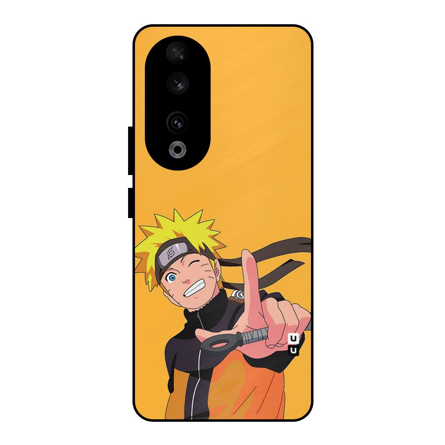 Cool Aesthetic Naruto Metal Back Case for Honor 90