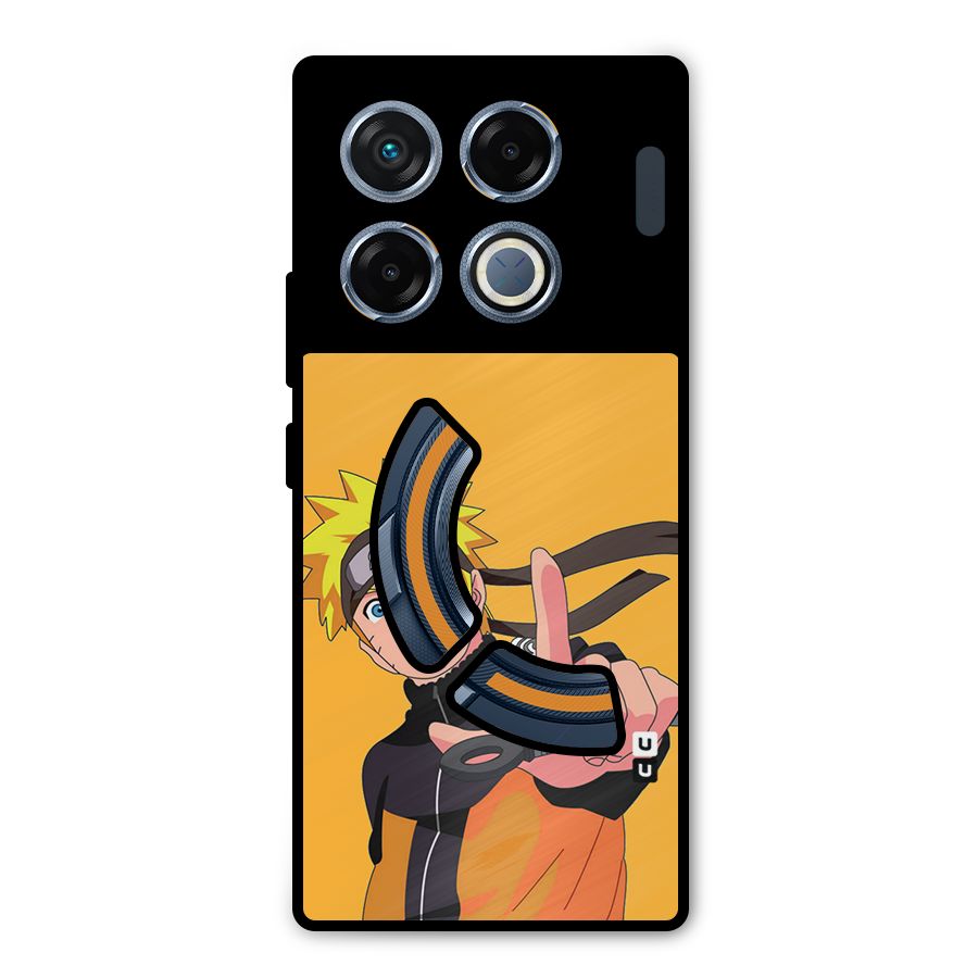 Cool Aesthetic Naruto Metal Back Case for Infinix GT 20 Pro