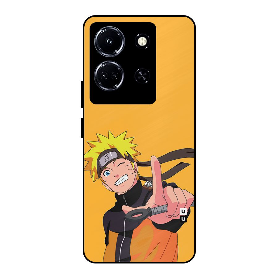 Cool Aesthetic Naruto Metal Back Case for Infinix Note 30 5G