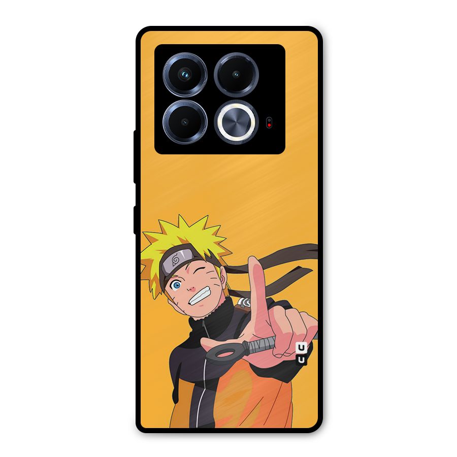 Cool Aesthetic Naruto Metal Back Case for Infinix Note 40 5G