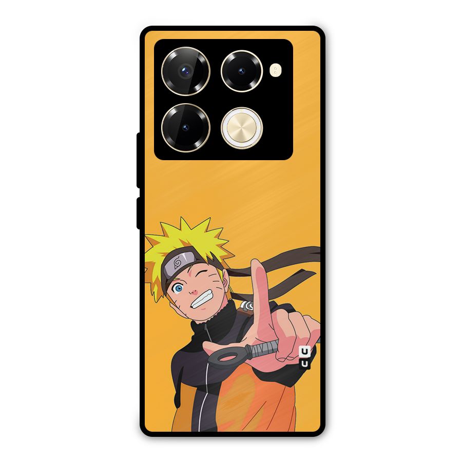 Cool Aesthetic Naruto Metal Back Case for Infinix Note 40 Pro