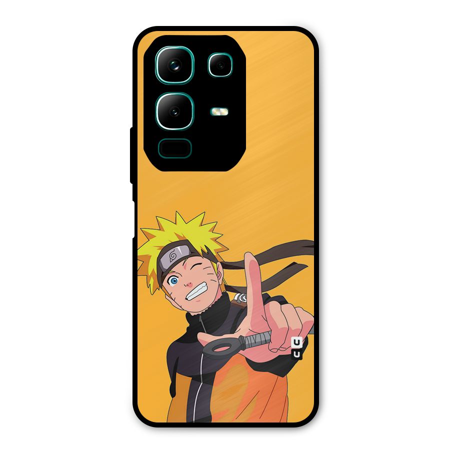 Cool Aesthetic Naruto Metal Back Case for Infinix Note 50x