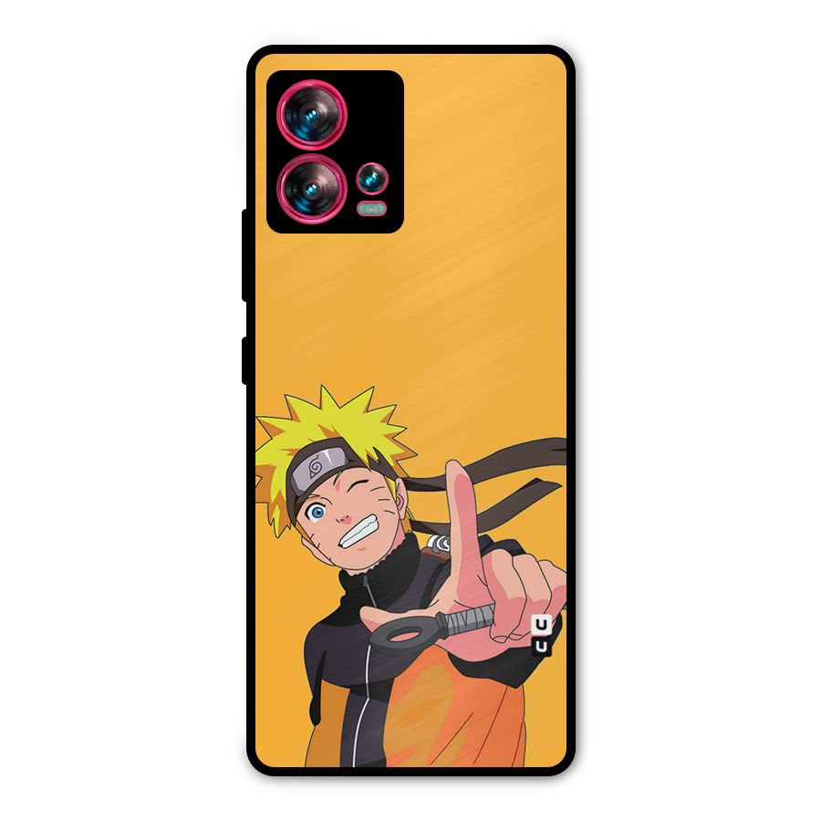 Cool Aesthetic Naruto Metal Back Case for Motorola Edge 30 Fusion