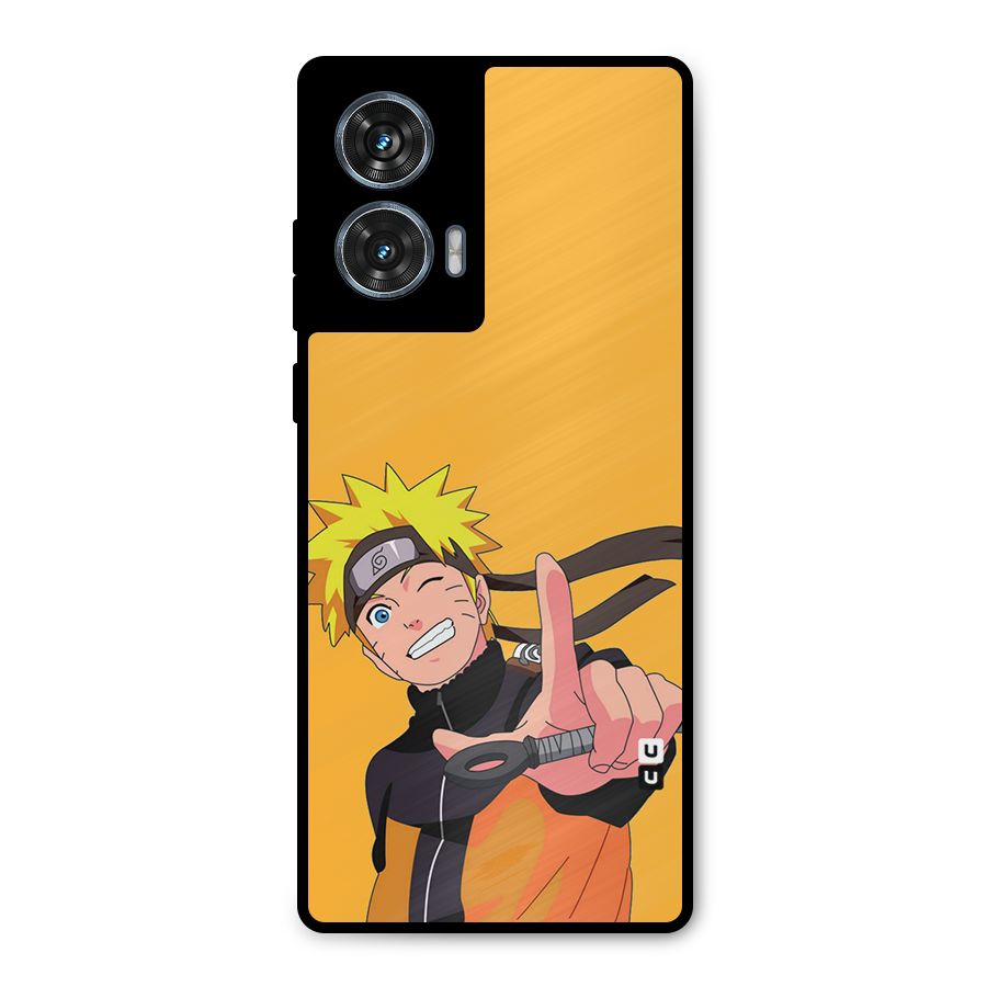 Cool Aesthetic Naruto Metal Back Case for Motorola Edge 50 Fusion
