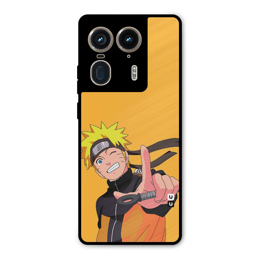 Cool Aesthetic Naruto Metal Back Case for Motorola Edge 50 Ultra