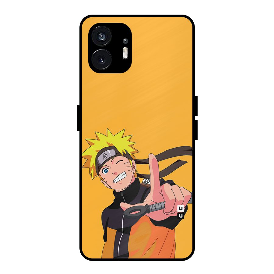Cool Aesthetic Naruto Metal Back Case for Nothing Phone 2