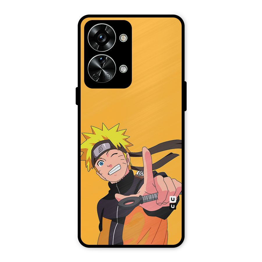Cool Aesthetic Naruto Metal Back Case for OnePlus Nord 2T