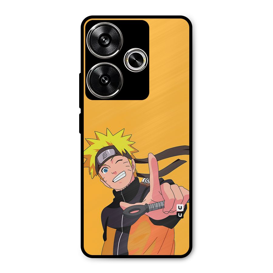 Cool Aesthetic Naruto Metal Back Case for Poco F6