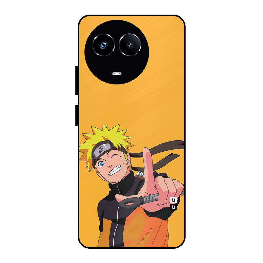 Cool Aesthetic Naruto Metal Back Case for Realme 11X