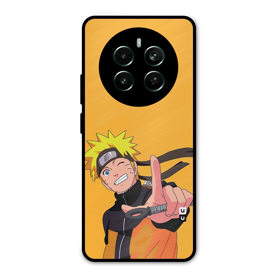 Cool Aesthetic Naruto Metal Back Case for Realme 12 Pro Plus