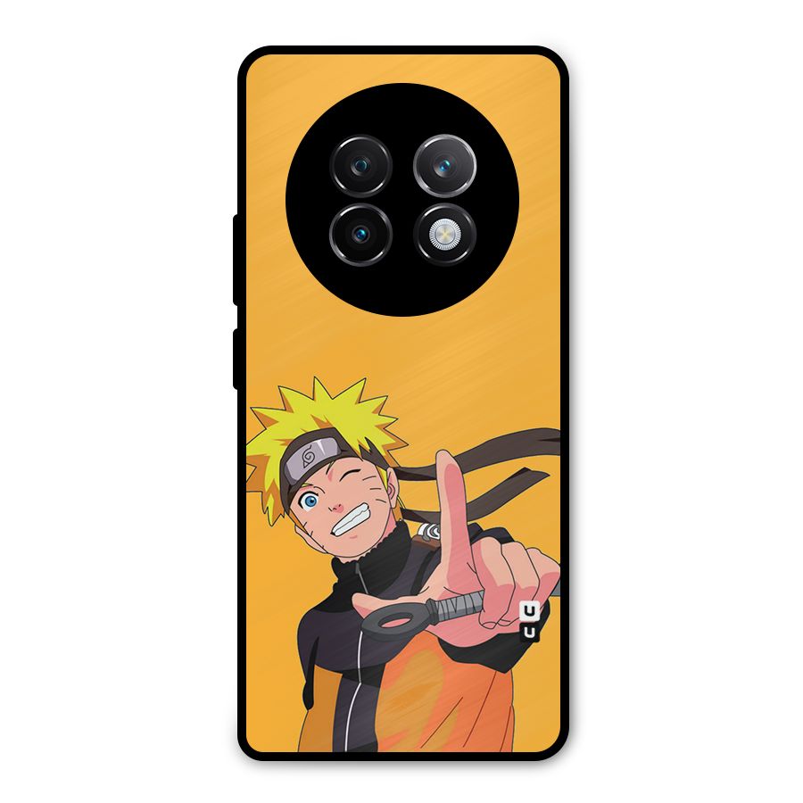 Cool Aesthetic Naruto Metal Back Case for Realme 13 Plus