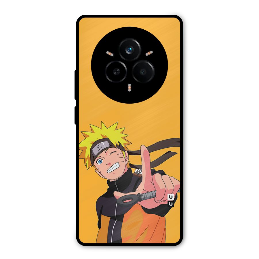 Cool Aesthetic Naruto Metal Back Case for Realme 14 Pro