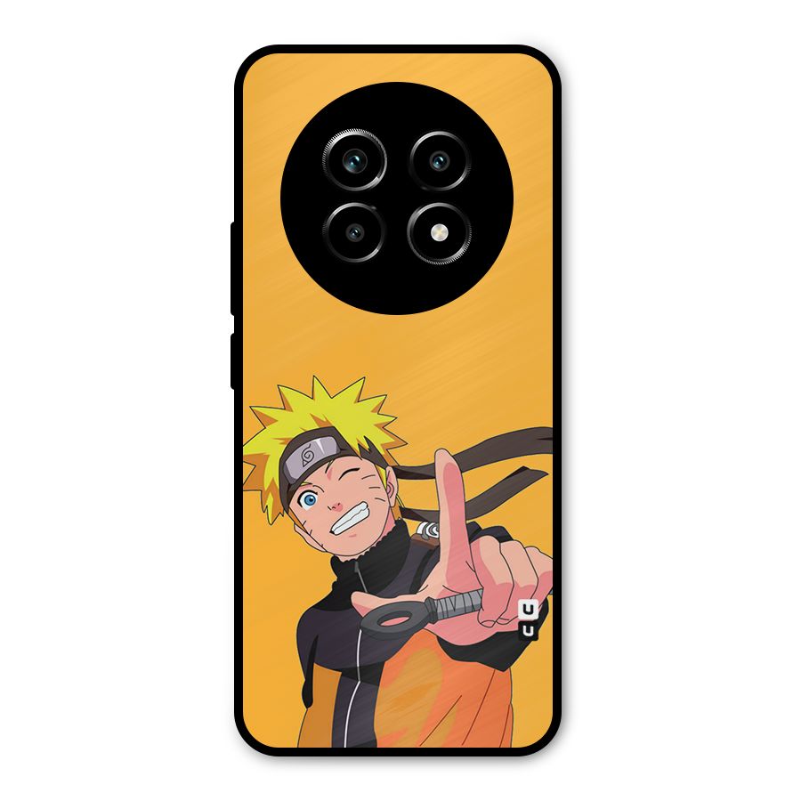 Cool Aesthetic Naruto Metal Back Case for Realme 14 Pro Lite