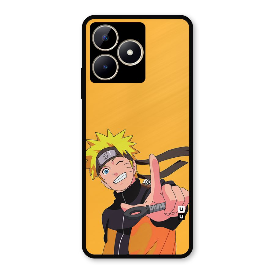 Cool Aesthetic Naruto Metal Back Case for Realme C53