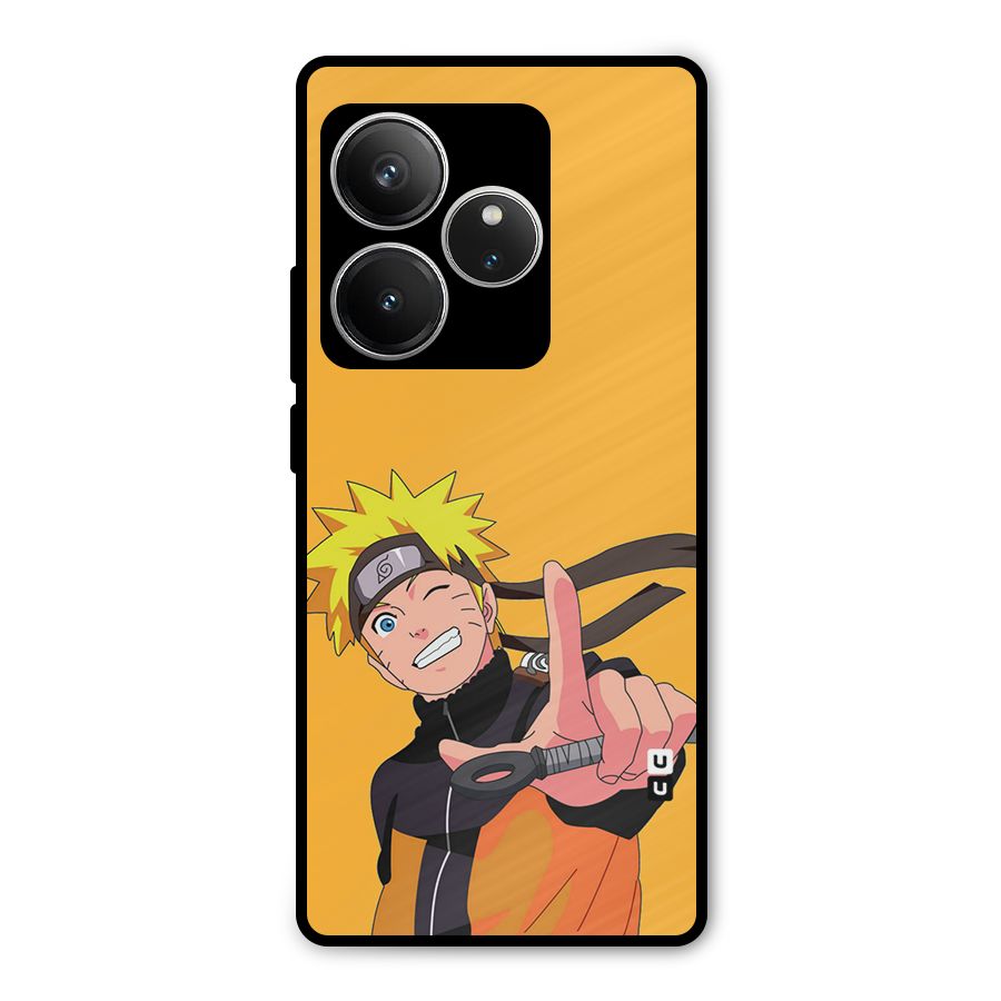 Cool Aesthetic Naruto Metal Back Case for Realme GT 6