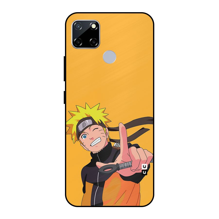 Cool Aesthetic Naruto Metal Back Case for Realme Narzo 20