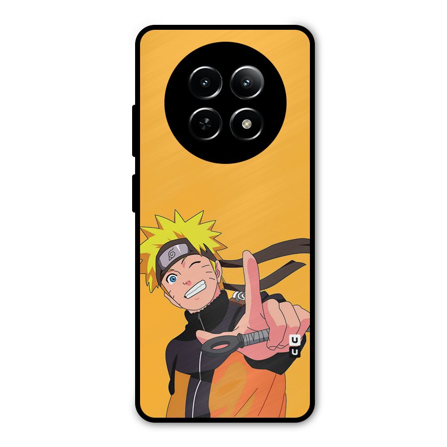 Cool Aesthetic Naruto Metal Back Case for Realme Narzo 70x 5G