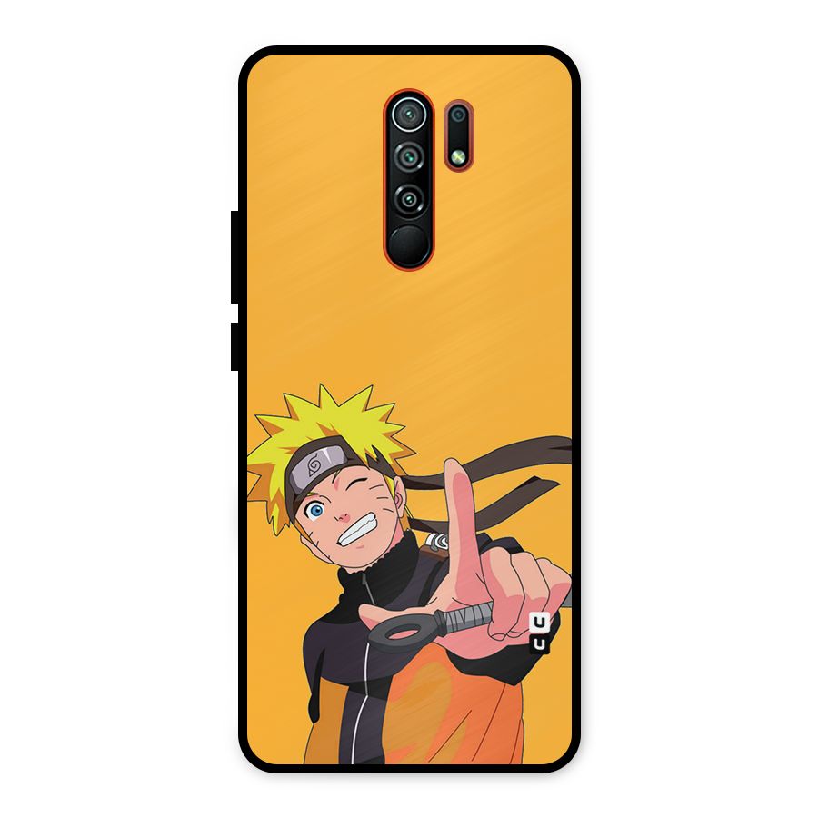 Cool Aesthetic Naruto Metal Back Case for Redmi 9 Prime