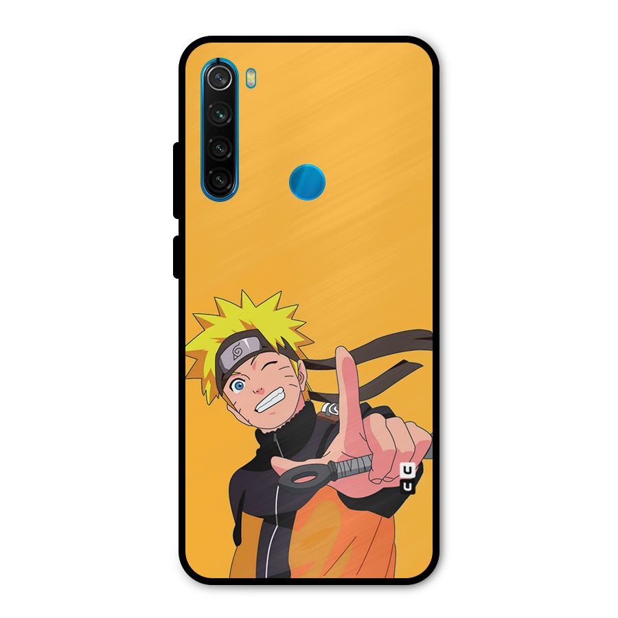 Cool Aesthetic Naruto Metal Back Case for Redmi Note 8