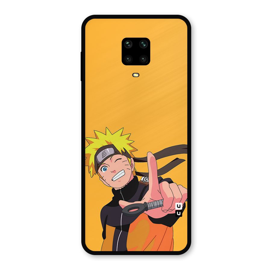 Cool Aesthetic Naruto Metal Back Case for Redmi Note 9 Pro