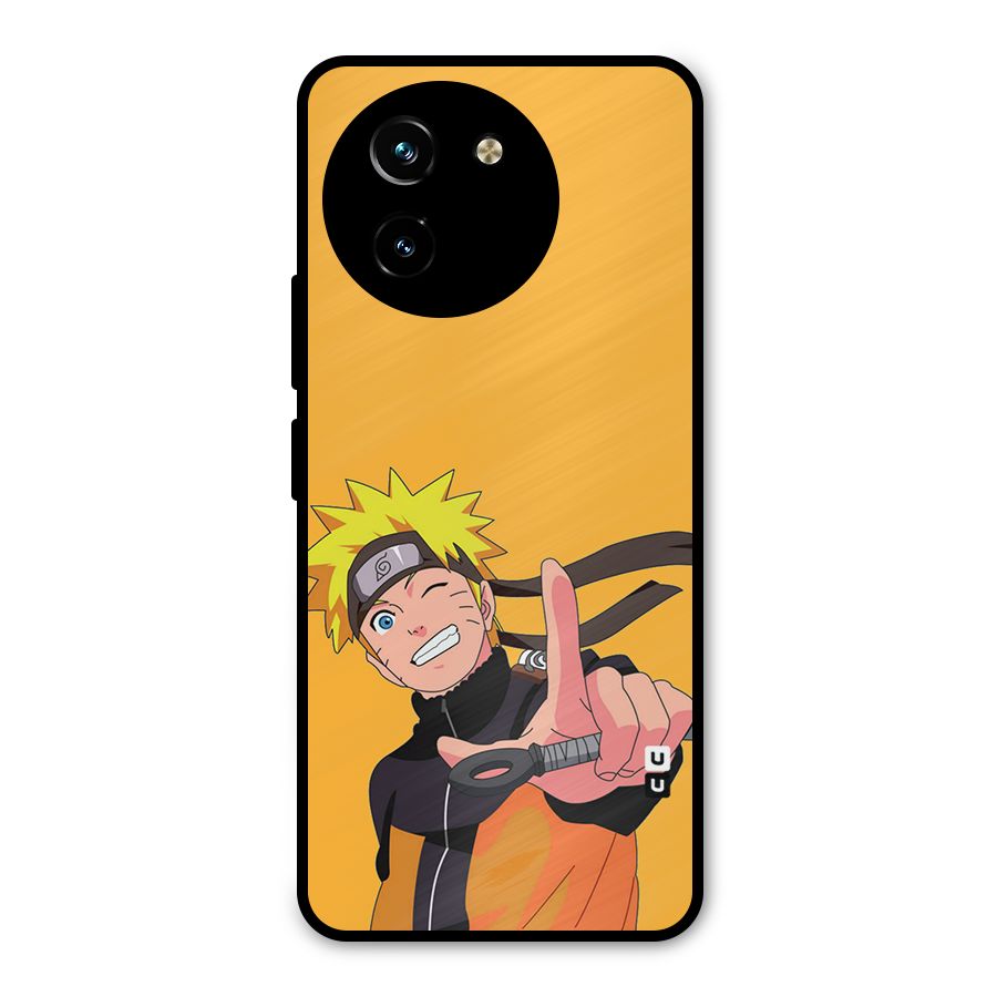 Cool Aesthetic Naruto Metal Back Case for Vivo T3x