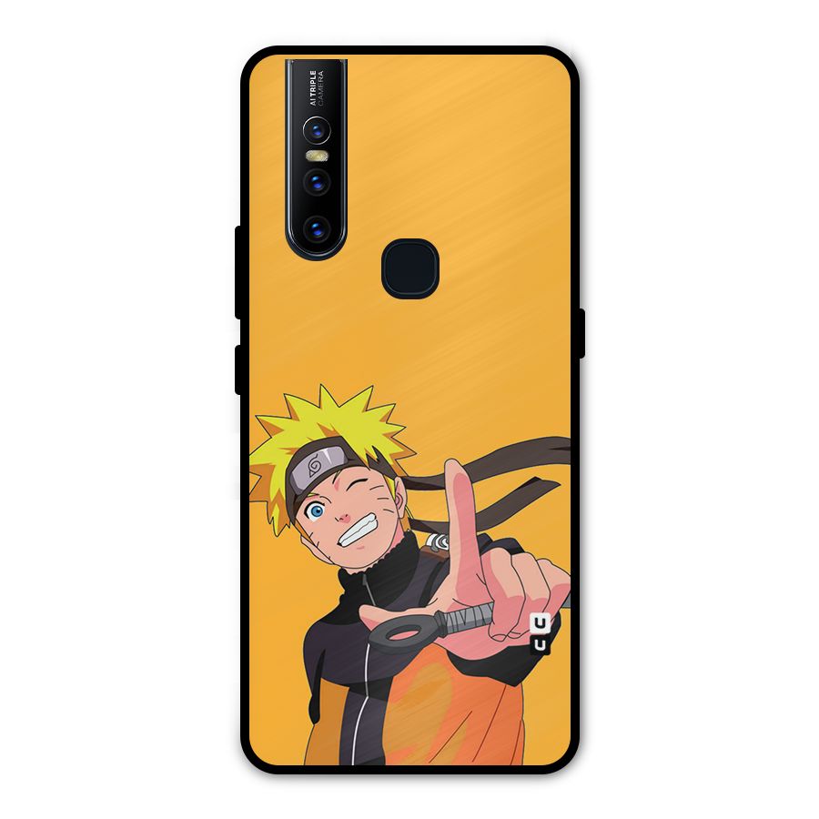 Cool Aesthetic Naruto Metal Back Case for Vivo V15