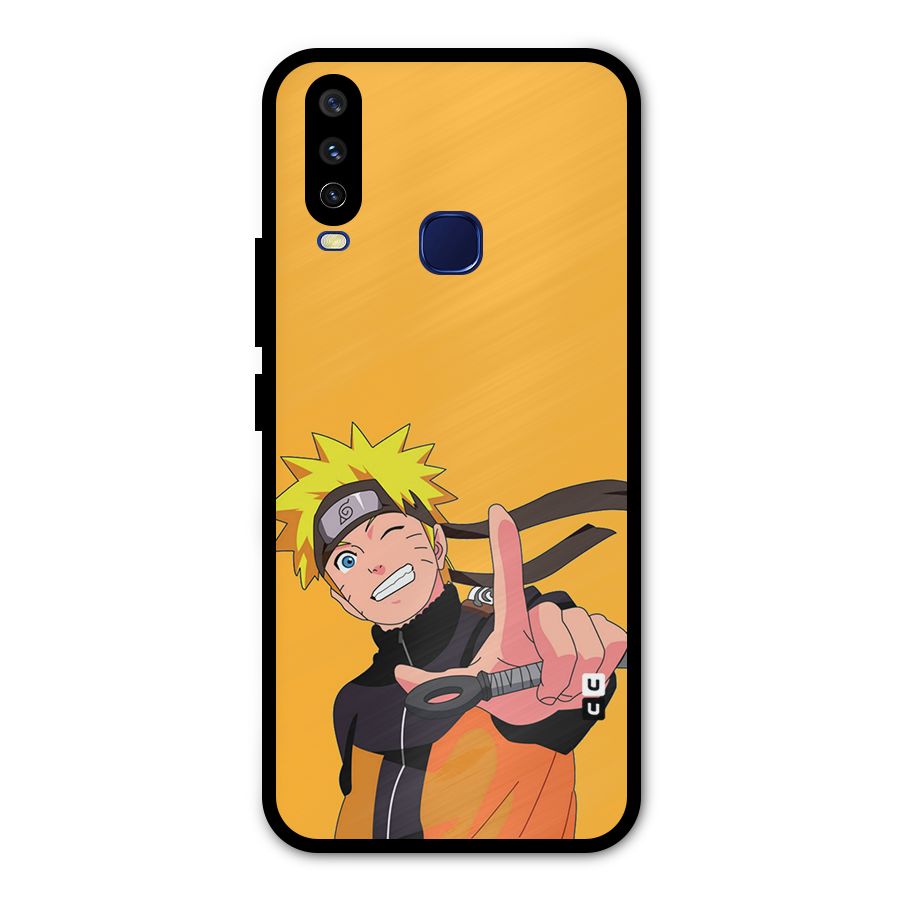 Cool Aesthetic Naruto Metal Back Case for Vivo V17