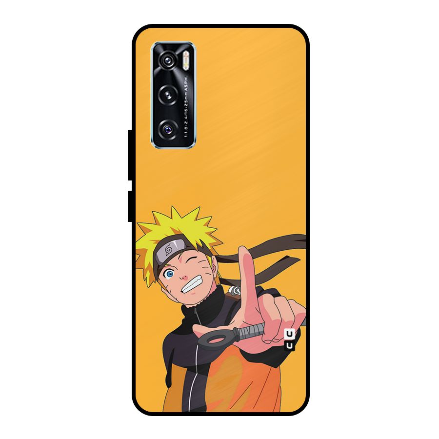 Cool Aesthetic Naruto Metal Back Case for Vivo V20 SE
