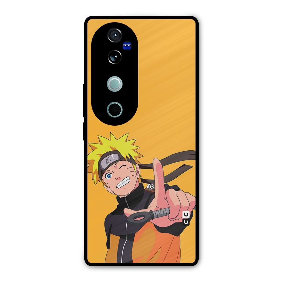 Cool Aesthetic Naruto Metal Back Case for Vivo V40